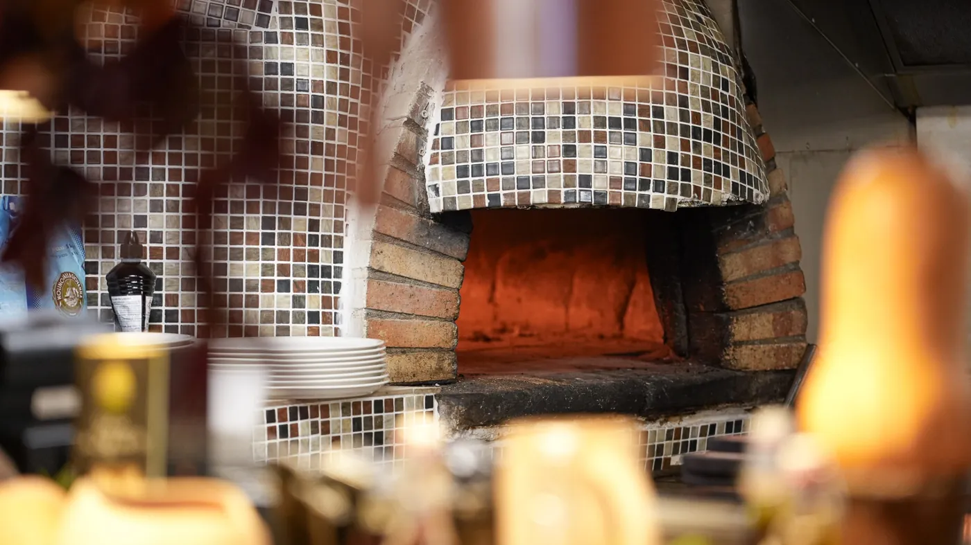 Pizza au feu de bois